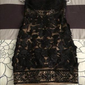 Strapless little black dress!